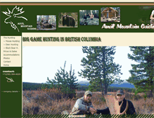 Tablet Screenshot of hunting.bigcreeklodgebc.com